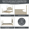 Madison Park Signature Turned Wood Spindle Bed