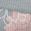 Madison Park 6 Piece Printed Cotton Quilt Set with Throw Pillows