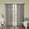 Madison Park Solid Crushed Curtain Panel Pair