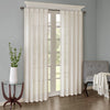 Madison Park Solid Crushed Curtain Panel Pair