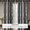 SunSmart Ogee Knitted Jacquard Total Blackout Curtain Panel