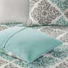 Madison Park 6 Piece Printed Quilt Set with Throw Pillows