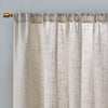 Madison Park Linen Blend Light Filtering Curtain Panel Pair