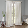 Madison Park Solid Crushed Curtain Panel Pair