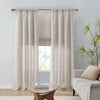Madison Park Linen Blend Light Filtering Cordless Roman Shade