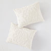 Madison Park Tufted Cotton Chenille Medallion Fringe Coverlet Mini Set