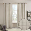 Madison Park Plaid Rod Pocket and Back Tab Curtain Panel with Fleece Lining