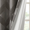SunSmart Ogee Knitted Jacquard Total Blackout Curtain Panel