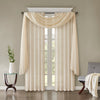 Madison Park Solid Crushed Curtain Panel Pair