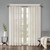 Madison Park Solid Crushed Curtain Panel Pair