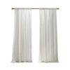 Madison Park Linen Blend Light Filtering Curtain Panel Pair