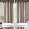 SunSmart Knitted Jacquard Damask Total Blackout Grommet Top Curtain Panel