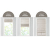 Madison Park Linen Blend Light Filtering Cordless Roman Shade