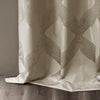 SunSmart Ogee Knitted Jacquard Total Blackout Curtain Panel