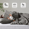 Comfort Spaces Soft Washed Pleated Comforter Set