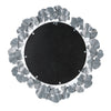 Martha Stewart Eden Silver Gingko Leaf Round Wall Mirror 30.5"