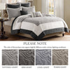 Madison Park 7 Piece Quilt Set with Euro Shams and Throw Pillows