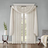 Madison Park Solid Crushed Curtain Panel Pair