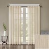 Madison Park Solid Crushed Curtain Panel Pair