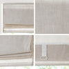 Madison Park Linen Blend Light Filtering Cordless Roman Shade