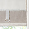 Madison Park Linen Blend Light Filtering Cordless Roman Shade