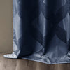 SunSmart Ogee Knitted Jacquard Total Blackout Curtain Panel