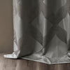 SunSmart Ogee Knitted Jacquard Total Blackout Curtain Panel