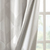 SunSmart Ogee Knitted Jacquard Total Blackout Curtain Panel