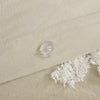 Madison Park 3 piece Tufted Cotton Chenille Damask Duvet Cover Set