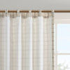 Madison Park Plaid Rod Pocket and Back Tab Curtain Panel with Fleece Lining