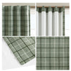 Madison Park Plaid Rod Pocket and Back Tab Curtain Panel with Fleece Lining