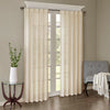 Madison Park Solid Crushed Curtain Panel Pair