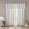 Madison Park Fretwork Print Grommet Top Window Curtain Panel