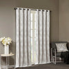SunSmart Ogee Knitted Jacquard Total Blackout Curtain Panel