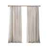 Madison Park Linen Blend Light Filtering Curtain Panel Pair
