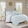 Madison Park 3 Piece Cotton Floral Printed Reversible Duvet Cover Set
