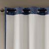 SunSmart Ogee Knitted Jacquard Total Blackout Curtain Panel