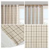 Madison Park Plaid Rod Pocket and Back Tab Curtain Panel with Fleece Lining