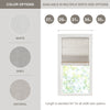 Madison Park Linen Blend Light Filtering Cordless Roman Shade