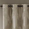 SunSmart Ogee Knitted Jacquard Total Blackout Curtain Panel