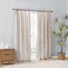 Madison Park Linen Blend Light Filtering Curtain Panel Pair