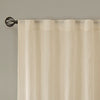 Madison Park Solid Crushed Curtain Panel Pair