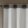 SunSmart Ogee Knitted Jacquard Total Blackout Curtain Panel