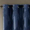 SunSmart Ogee Knitted Jacquard Total Blackout Curtain Panel