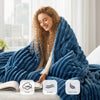 Avril Fluffy Ribbed Plush Comforter Set