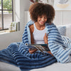 Avril Fluffy Ribbed Plush Comforter Set