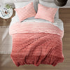Avril Fluffy Ribbed Plush Comforter Set