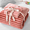Avril Fluffy Ribbed Plush Comforter Set