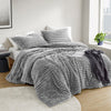 Avril Fluffy Ribbed Plush Comforter Set