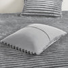Avril Fluffy Ribbed Plush Comforter Set